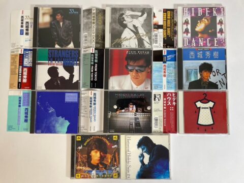 西城秀樹のCDをまとめて買取いたしました！