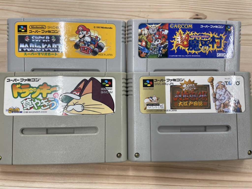 買取をしたスーパーファミコンの名作ソフト